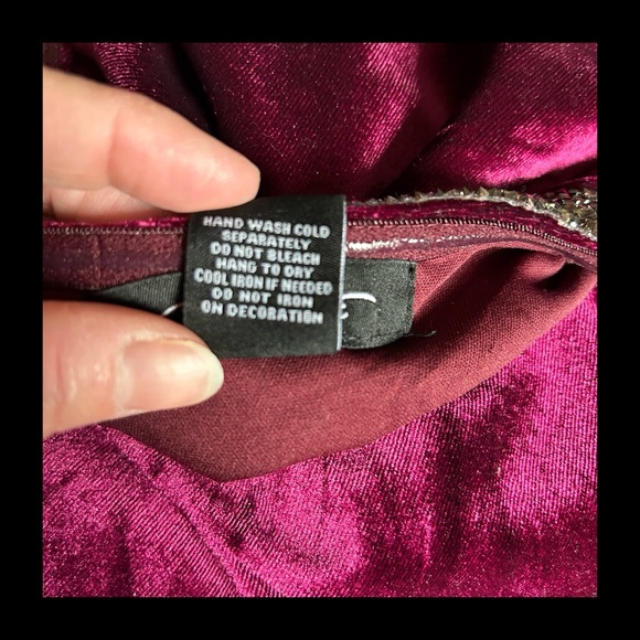 Candalite Velvet One-Shoulder Dress - Picture 8 of 8